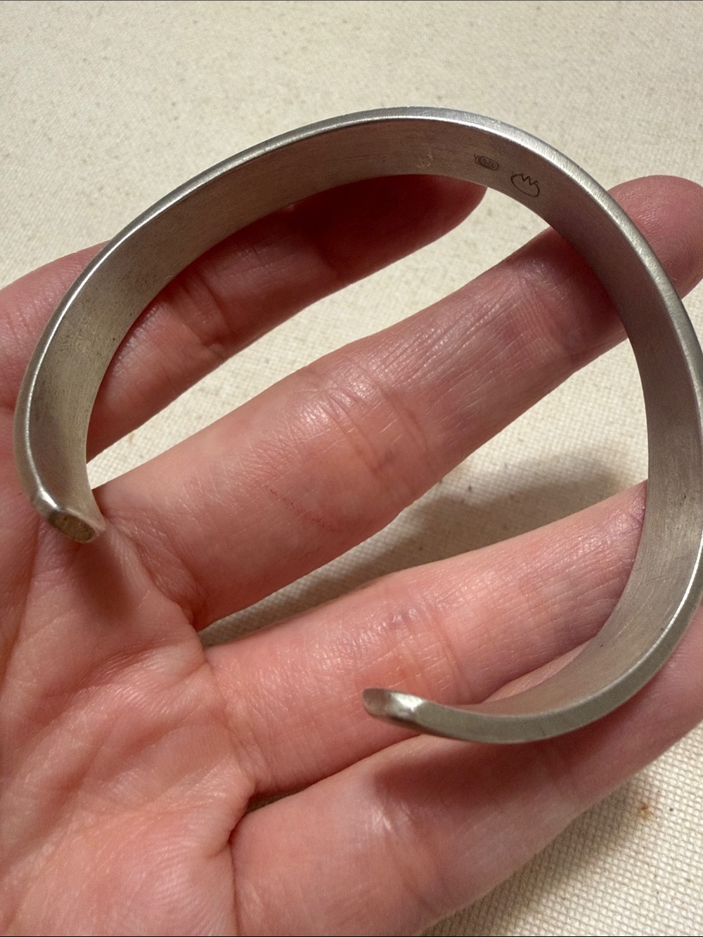 Sterling Silver 925 Cuff Bracelet - Picture 12 of 15